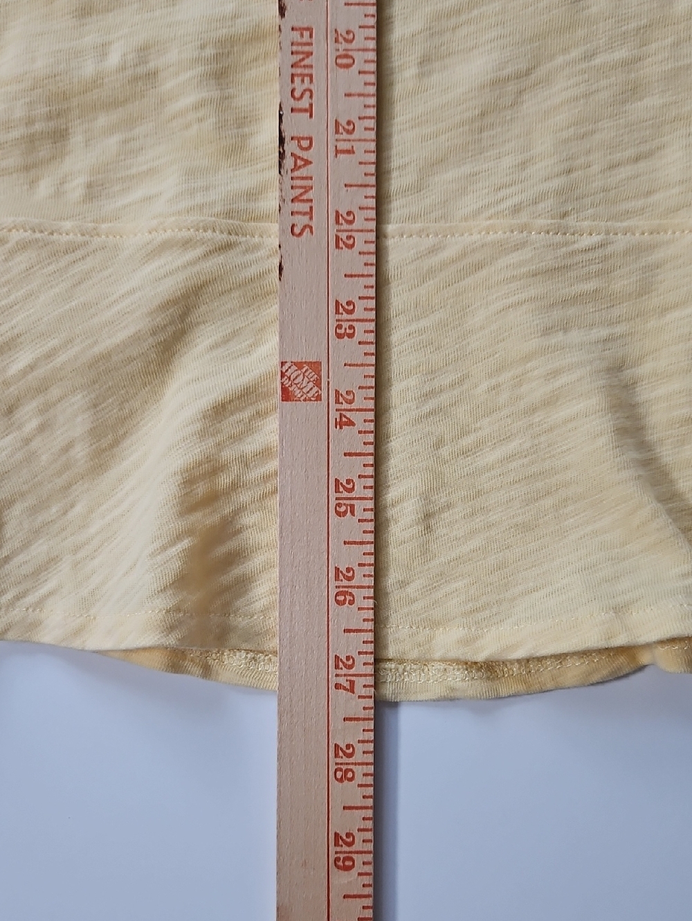 Habitat XL Asymmetric Sleeveless Cowl Neck Tunic Top Cotton Lagenlook Yellow - Picture 8 of 8
